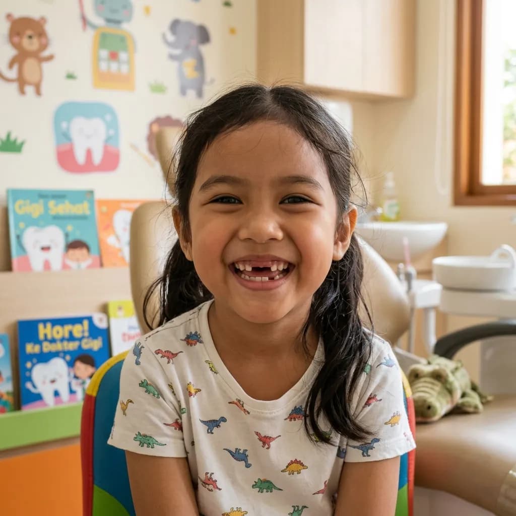 Gigi Sulung Goyang pada Anak: Kapan Boleh Dicabut Sendiri dan Kapan Perlu ke Dokter Gigi?